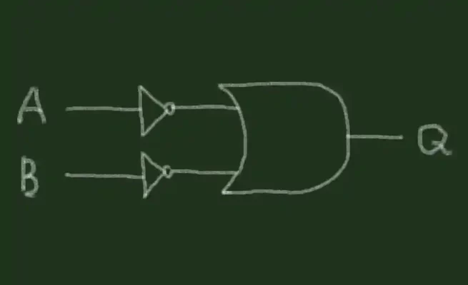 nor gate derived inverted or gate