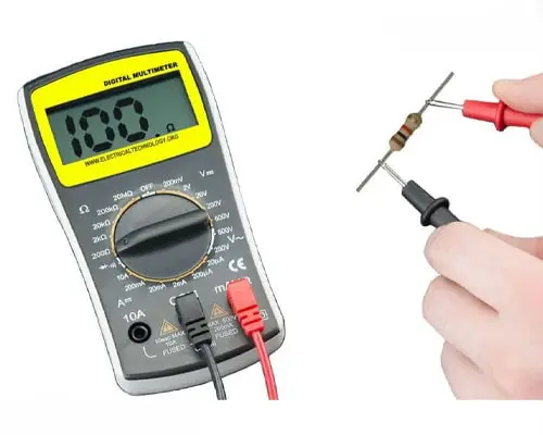 گیری مقاومت با مولتی متر