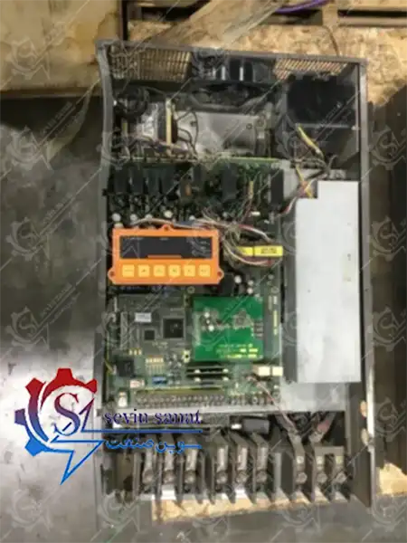  اینورتر فوجی معیوب ارسال شده برای تعمیر در واحد تعمیرات سوین صنعت