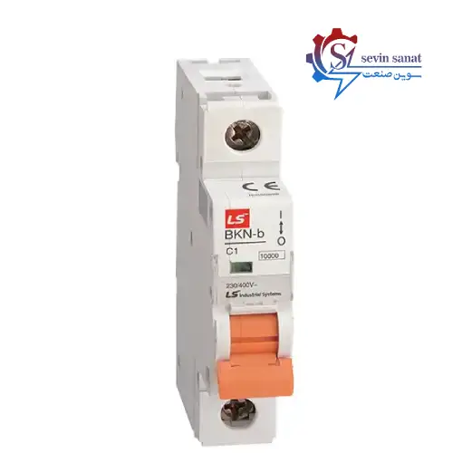 کلید مینیاتوری ال اس تیپ C تک پل 10A جریان قطع 6KA مدل BKN-1P-C10A
