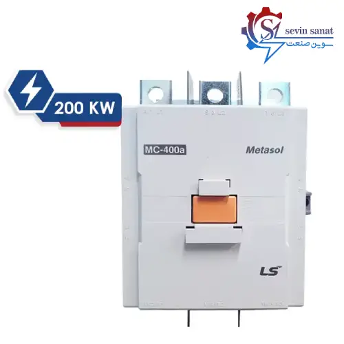 کنتاکتور ال اس ۴۰۰ آمپر ۲۰۰ کیلووات MC-400a-100~240AC/DC