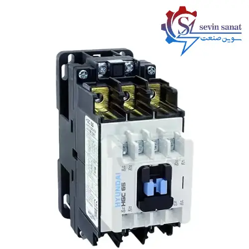 کنتاکتور هیوندای 50 آمپر 22KW بوبین 220 ولت AC