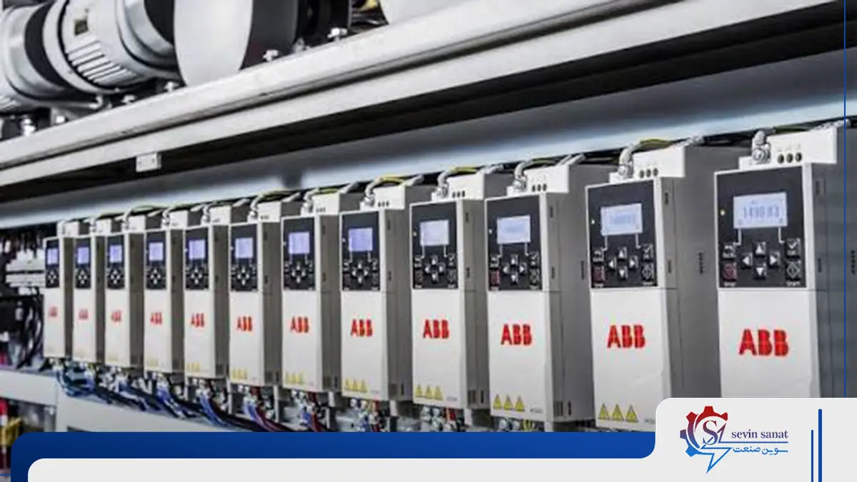 درایوهای abb نصب شده در کنار هم